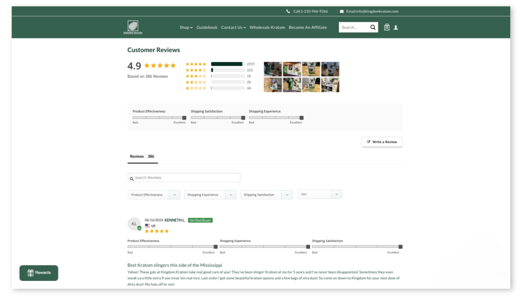 kingdom kratom reviews image